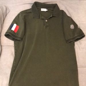 Moncler collared shirt